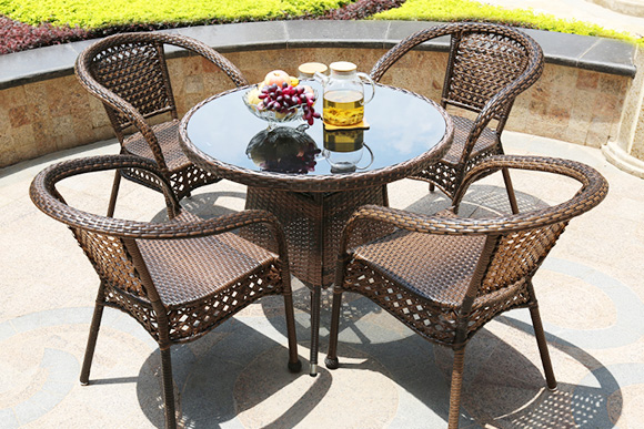 平頂山-時尚簡約藤桌椅管